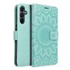 Etui z klapką na Samsung A15 4G / A15 5G Mezzo Book mandala zielone