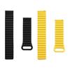Pasek do zegarka 22 mm Titmo Strap S6 silicone czarny / zółty