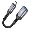 Adapter OTG USB C do USB A Hoco 4A UA24 czarny