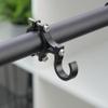 Hak uchwyt na zakupy do roweru / hulajnogi aluminiowy  FS366-004 czarny
