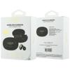Sluchawki bezprzewodowe douszne OWS Guess Metalic Finish Electropated Parts Classic Logo czarne