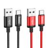 Kabel USB A do USB C Hoco 3A 1 m X89 czarny