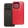 Etui z klapką na Motorola G67 / G77 Cubic Book czerwone