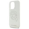 KARL LAGERFELD futerał do IPHONE 16 Pro KLHCP16LHKHDCELT (IML Rhinestones K Head) transparent