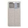 Etui z klapką na iPhone 17 PRO MAX Luna Book Gold srebrne