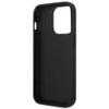 KARL LAGERFELD futerał do IPHONE 14 Pro KLHCP14LSAPKHK (Saffiano With Karl Head Patch) czarny