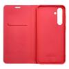Etui z klapką na Samsung S26 FE Luna Book Carbon czerwone