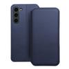 Etui z klapką na Samsung S24 PLUS Dual Pocket Book granatowe