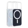Futerał do iPhone 15 PRO MAX Clear Fusion Mag Cover zgodny z MagSafe granatowy