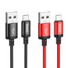 Kabel USB A do Micro USB Hoco 2,4A 1 m X89 czarny