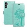 Etui z klapką na Samsung A14 4G / A14 5G Mezzo Book drzewo zielone