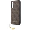 GUESS futerał do SAMSUNG S23 FE GUHCS23FEGF4GBR (4G Charm) brązowy