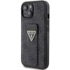 GUESS futerał do IPHONE 13 / 14 / 15 GUHCP15SPGS4TDK (Grip Stand 4G Triangle Strass) czarny