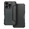 Etui z klapką na iPhone 16 PRO Razor Book ciemnozielone