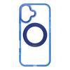 Etui na iPhone 16 Frame Circle Stand zgodne z MagSafe granatowe