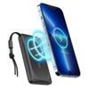 Powerbank zgodny z MagSafe Veger MagOn (VP1151 / W1151) PD QC3.0 2A 20W 10000 mAh z ładowaniem indukcyjnym czarny 0INT