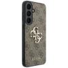 GUESS futerał do SAMSUNG S26 FE (Leather 4G Metal Logo) brązowy