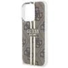 GUESS futerał do IPHONE 15 Pro Max GUHCP15XH4PSEGW (4G Gold  Stripe) brązowy
