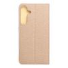 Etui z klapką na Samsung S25 FE Luna Book Gold złote