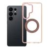 Etui na Samsung S26 Ultra Frame Circle Stand zgodne z MagSafe złote