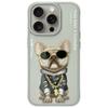 NIMMY futerał GLASSES COOL DOG do IPHONE 15 Pro szary