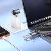 Adapter OTG 2w1 Lightning / USB C do USB A Hoco UA46E Victory szary