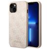 GUESS futerał do IPHONE 14 GUHCP14SG4GFPI (4G Gold Logo) różowy