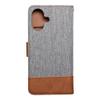 Etui z klapką na iPhone 17 Jeans Book szare