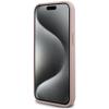 GUESS futerał do IPHONE 13 / 14 / 15 GUHCP15SPCRTHCP (Croco Triangle Metal Logo) różowy