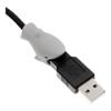 Silikonowy ochraniacz kabla USB BLUE STAR Cable Pet osłonka przewodu (15 SZTUK)
