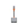 WiWU - Audio adapter LT10 Typ C do Typ C + 3.5mm