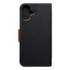 Etui z klapką na iPhone 16 PLUS Canvas Book czarne