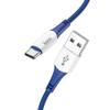 Kabel USB A do USB C Hoco 3A 1 m X70 niebieski