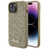 GUESS futerał do IPHONE 13 / 14 / 15 GUHCP15SPMSDGSD (Disco Metal Script) złoty