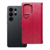 Etui z klapką na Samsung S26 ULTRA Mezzo Book koty czerwone