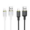 Kabel USB A do Lightning Hoco 2,4A 1 m X128 Benefit czarny