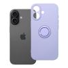 Futerał do iPhone 17 Silicone Ring fioletowy