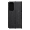 Etui z klapką na Samsung A35 5G Luna Book Carbon czarne