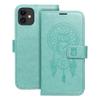 Etui z klapką na iPhone 11 Mezzo Book łapacz snów zielone
