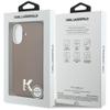 KARL LAGERFELD futerał do IPHONE 17 kompatybilny z MagSafe KLHMP17S5PGFKHGW (Karl Head Logo) brązowy