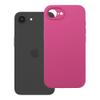 Etui na iPhone 16e (SE 4 2025) / 17e Silicone 2mm (camera protection) różowe