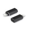 Adapter Typ C (żeński) do Lightning (męski) czarny