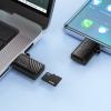Czytnik kart TF 2.0 USB-C Hoco HB53 czarny
