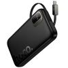 Powerbank Hoco 10000 mAh QC PD 20W ze zwijanym kablem USB C Q51 czarny