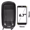 WILDMAN sakwa rowerowa na ramę na zamek 1,2L (4" - 7") XT6 czarna