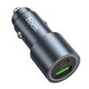 Ładowarka samochodowa Hoco USB A + USB C QC3.0 PD 48W Z60 czarna