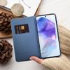 Etui z klapką na Samsung S26 FE Luna Book Carbon niebieskie