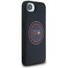 RED BULL futerał do IPHONE 16e (SE 4 2025) kompatybilny z MagSafe RBHMPSE424PUMEVR (Meshed PU Logo and Red Ring) granatowy