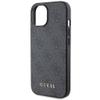GUESS futerał do IPHONE 15 GUHCP15SG4GFGR (4G Metal Logo) szary