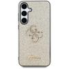 GUESS futerał do SAMSUNG S25 GUHCS25SHG4SGD (Fixed Glitter Big 4G) złoty